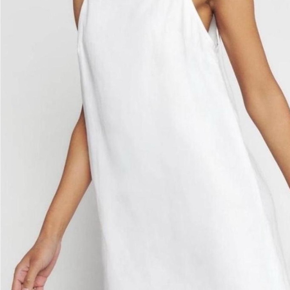 Reformation White Strappy Mini Dress